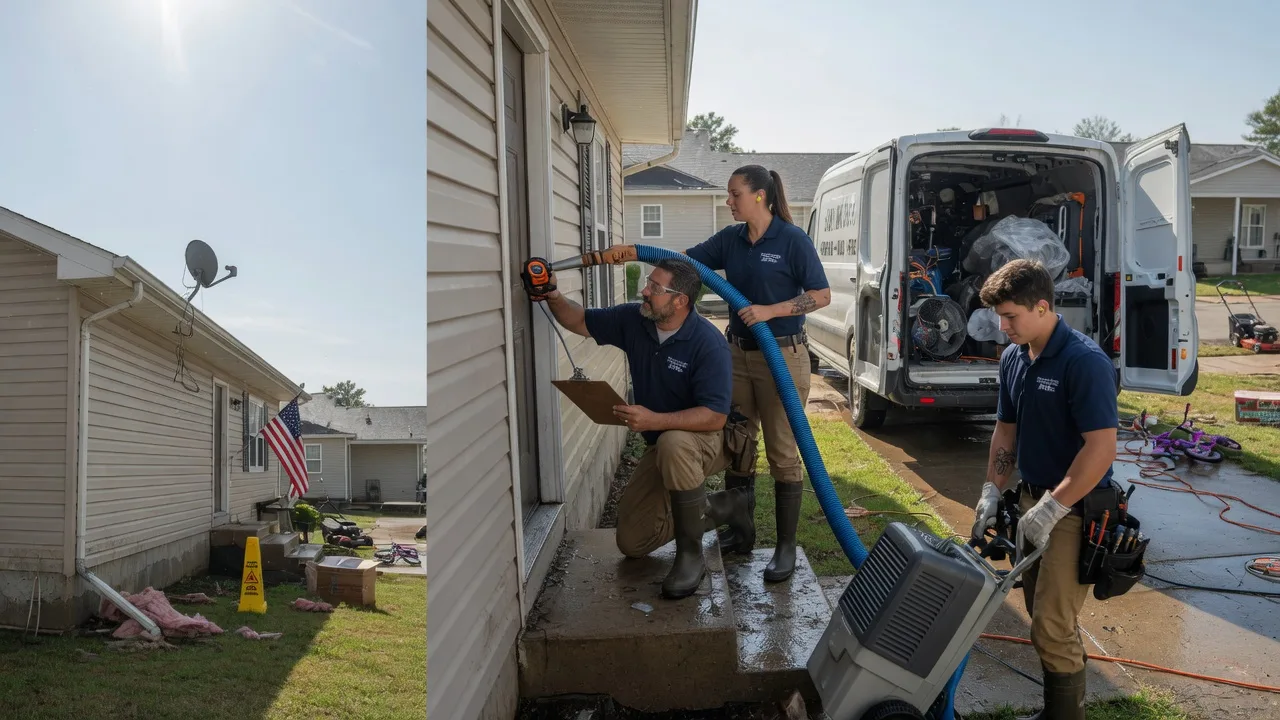 Ceiling Water Damage Restoration in Rising Sun, IN near me